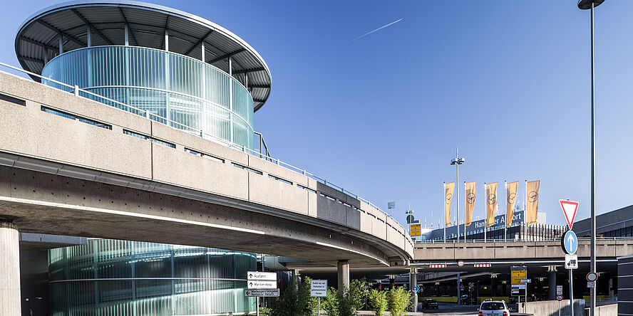 Außenansicht vom Parkhaus P1