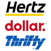 Logo Hertz, dollar, thrifty