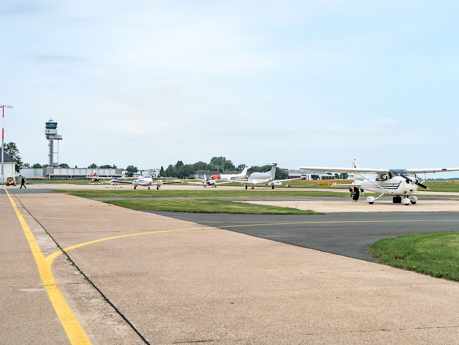 Vorfeldblick vom GAT 1