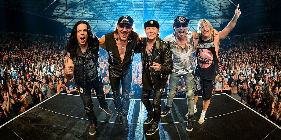 Scorpions Bandfoto Bühne