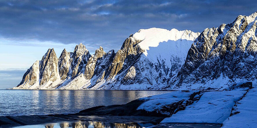 Küstenansicht von Norwegen