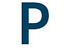 Ein Piktogram mit einem P für Parken 
