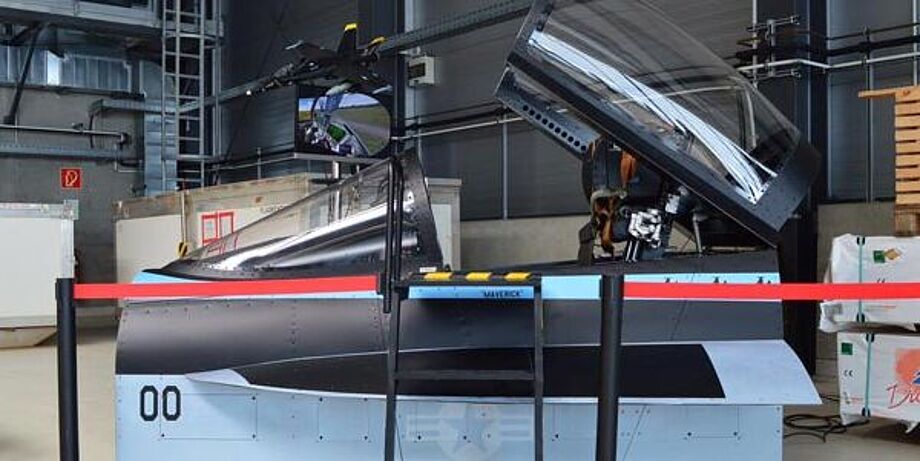 Ansichtsbild des F18-Cockpits