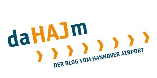 Schrift daHAJm - der Blog vom Hannover Airport