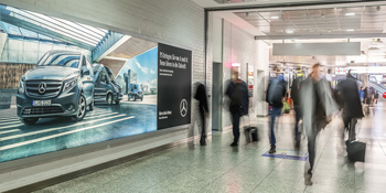 Coloramaflächen Musterfoto einer Coloramafläche im Terminal